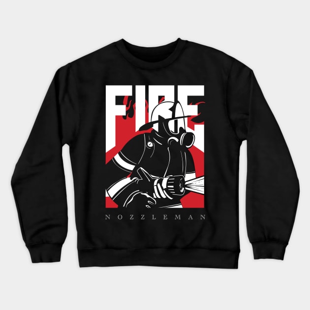 Fire Set No. 2 - Nozzleman Crewneck Sweatshirt by The Fire Place